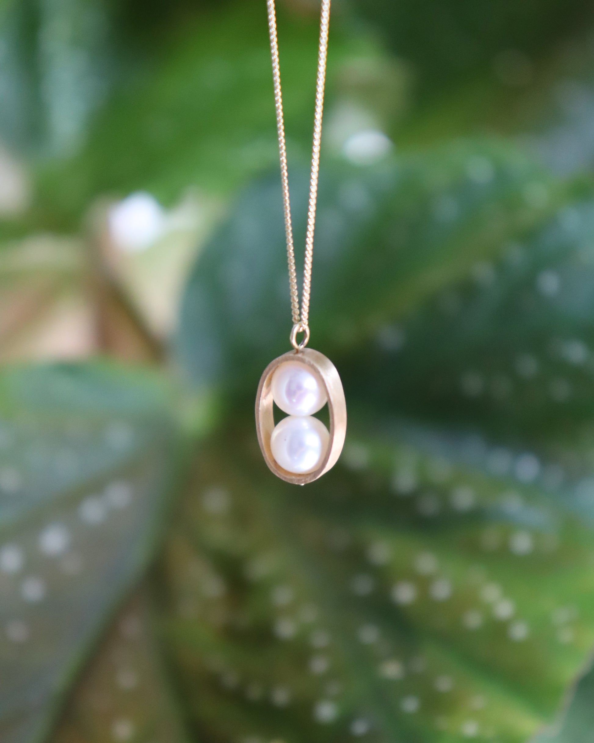 18KT yellow gold necklace with pearls - Scrigno 3N