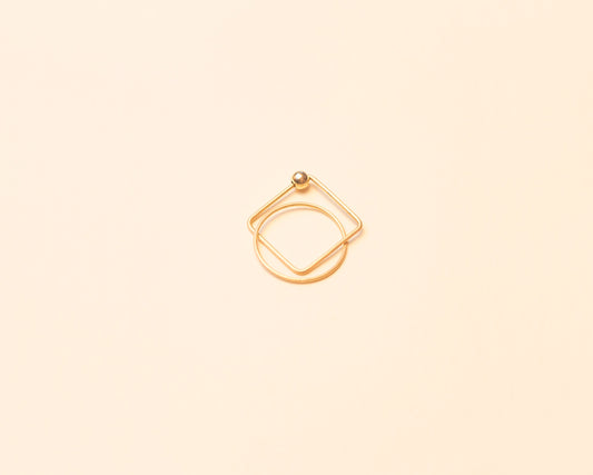 18KT gold ring - Amalthea
