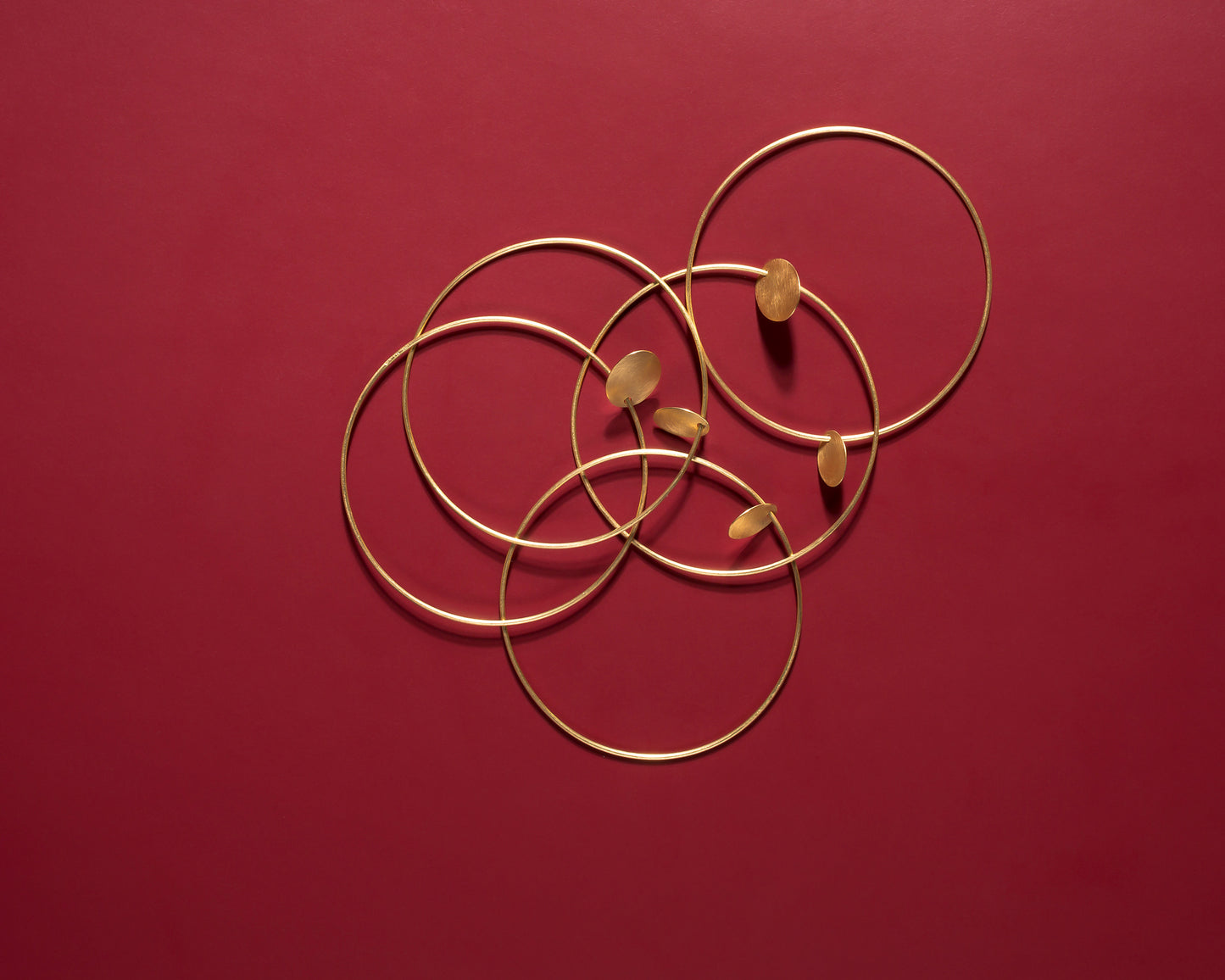 18KT charms bracelet in yellow gold - Din Don