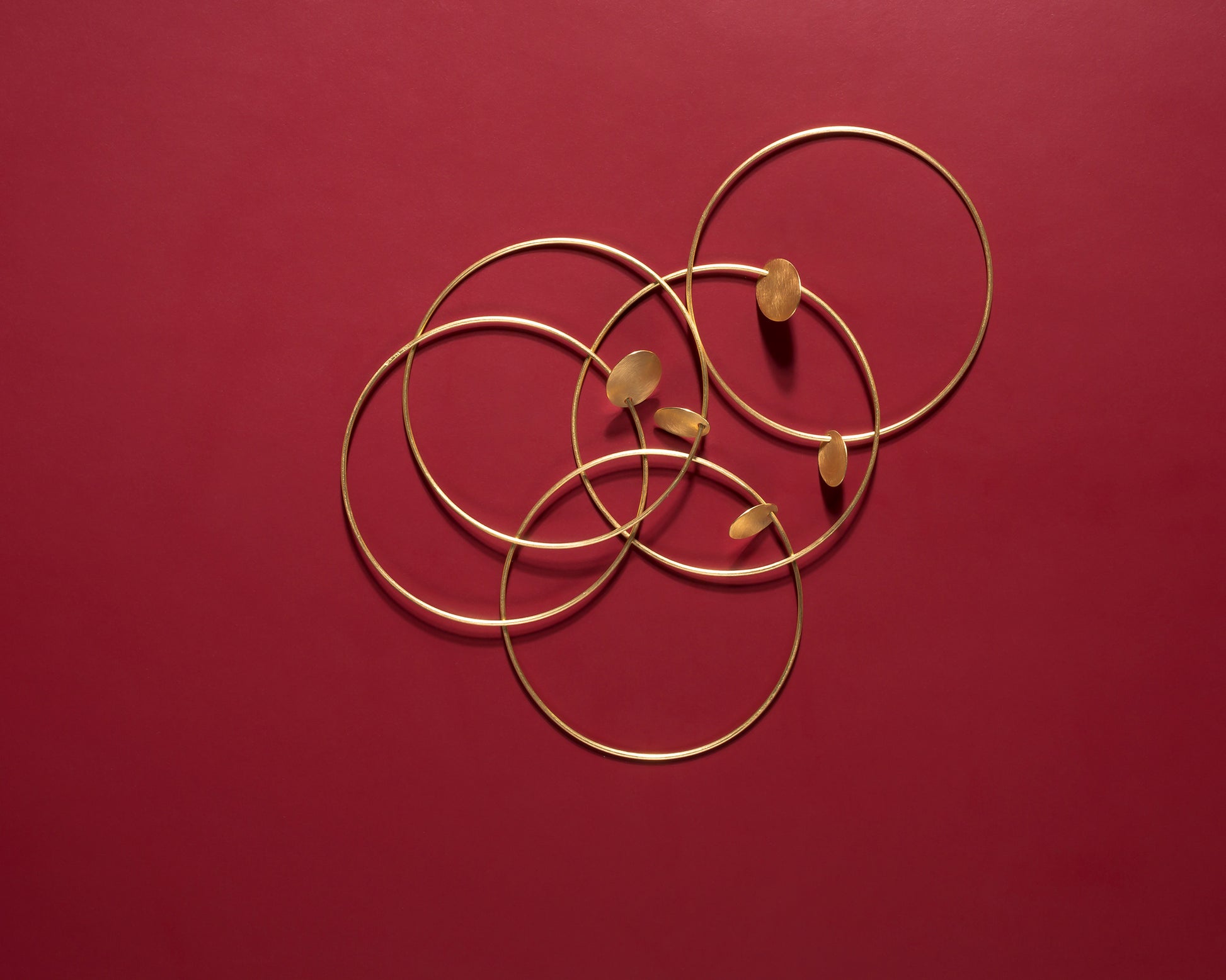 18KT charms bracelet in yellow gold - Din Don