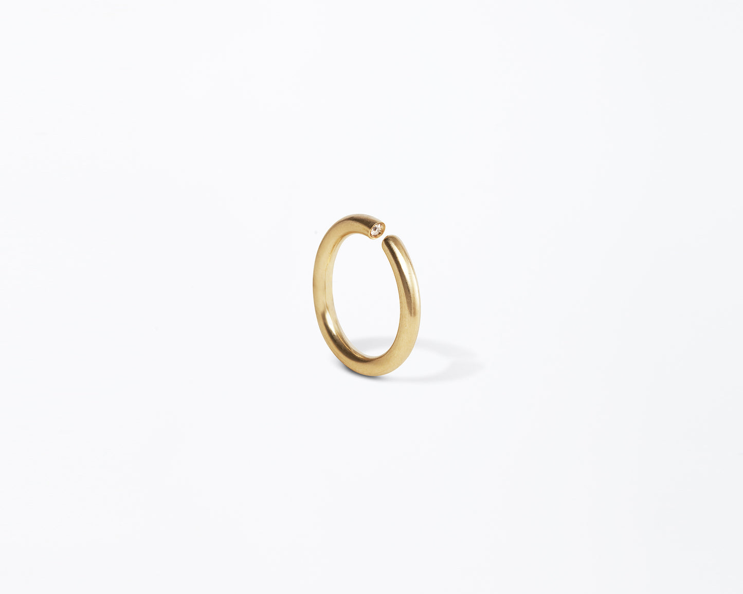 18KT white and yellow gold wedding rings – Round