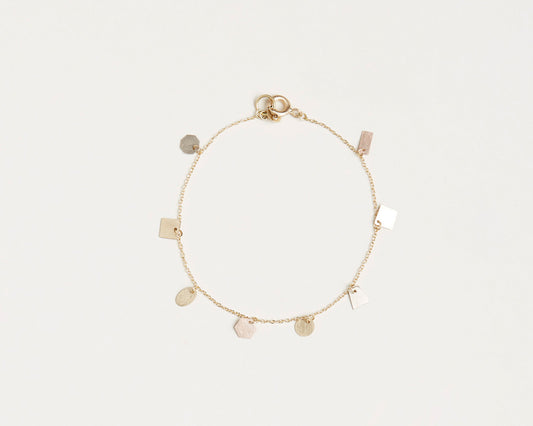 18KT yellow gold bracelet - Forme 08B
