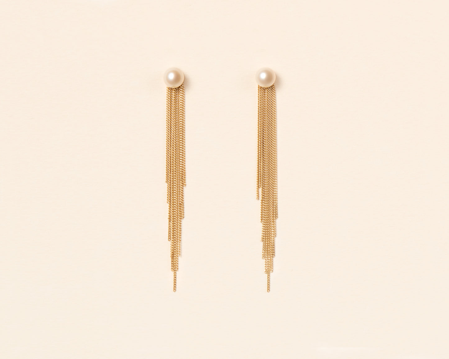 18KT yellow gold earrings with akoya pearls - Ciuffo