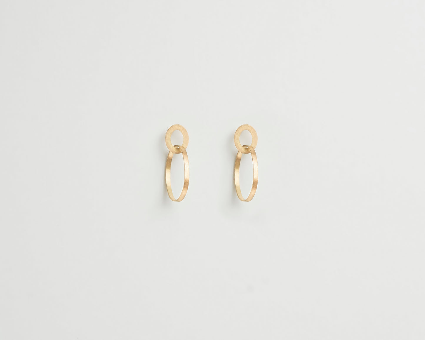 18KT yellow gold hanging earrings - Insieme 1E