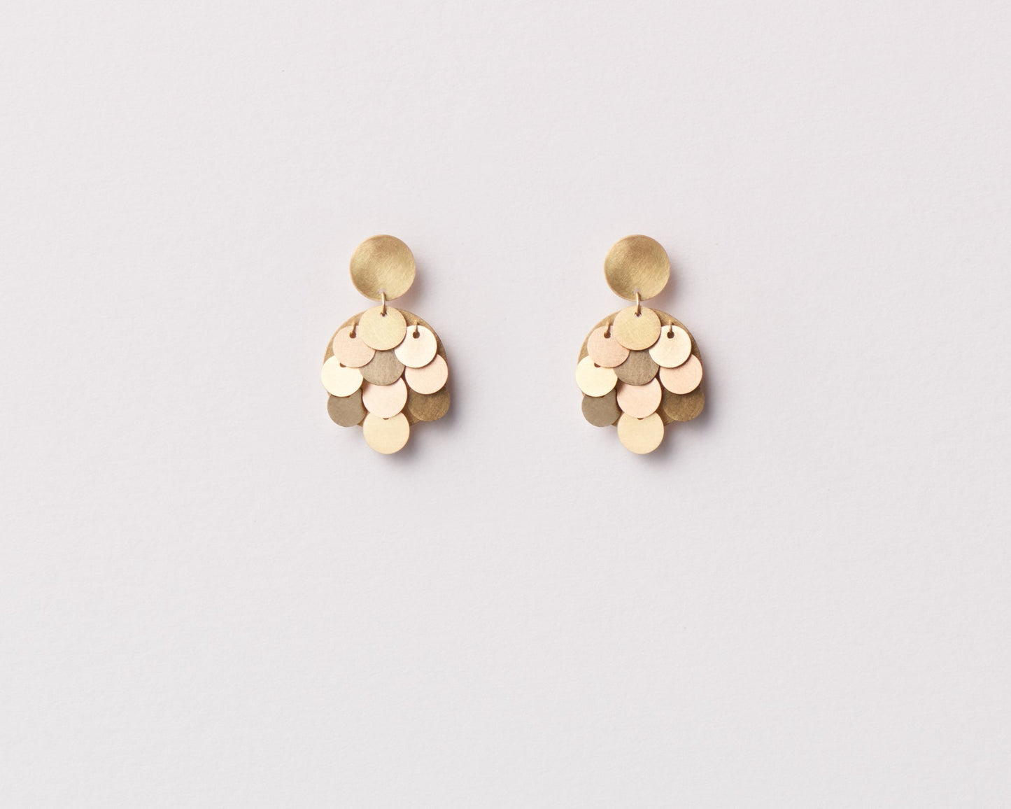 18KT yellow gold earrings - Neutrino 2