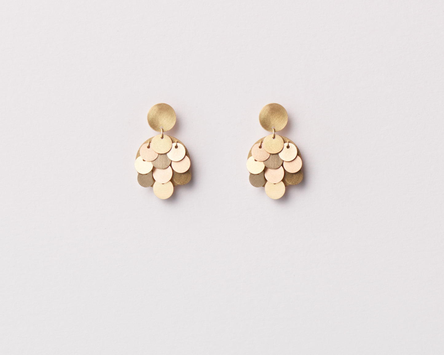 18KT yellow gold earrings - Neutrino 2