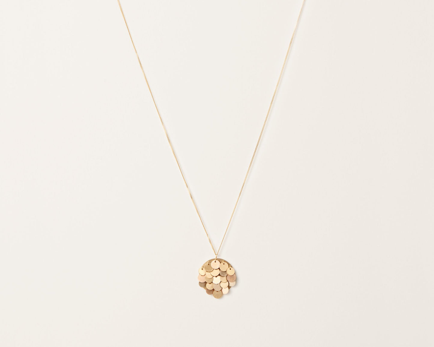 18KT yellow gold pendant necklace - Tau 2