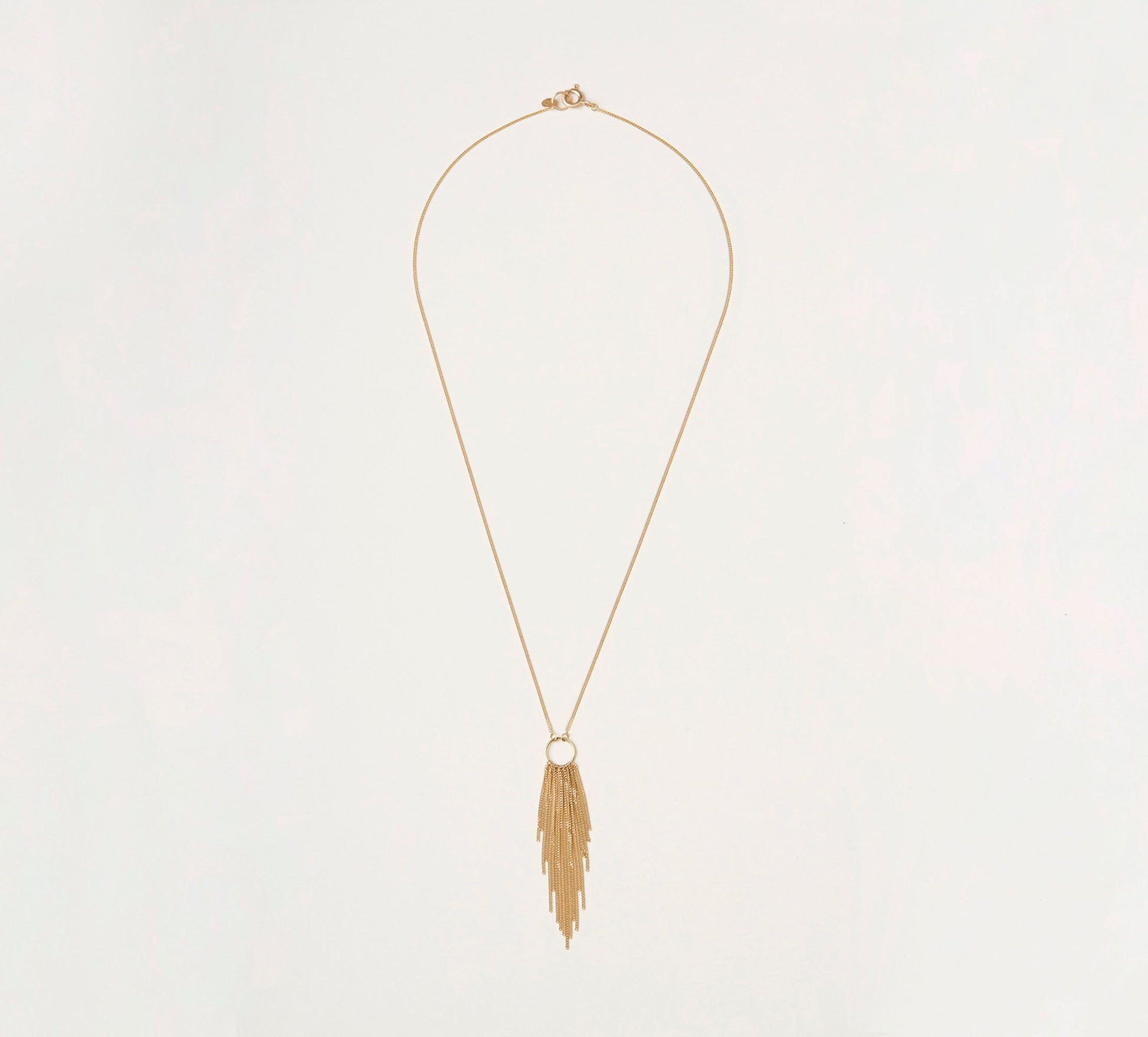 18KT yellow gold fringe necklace - Frange Ciuffo