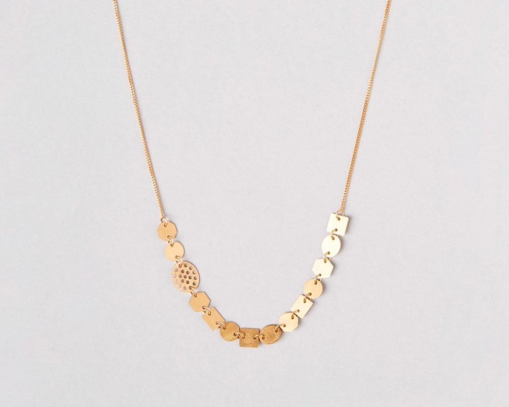 18KT yellow gold necklace - Progressione 14N