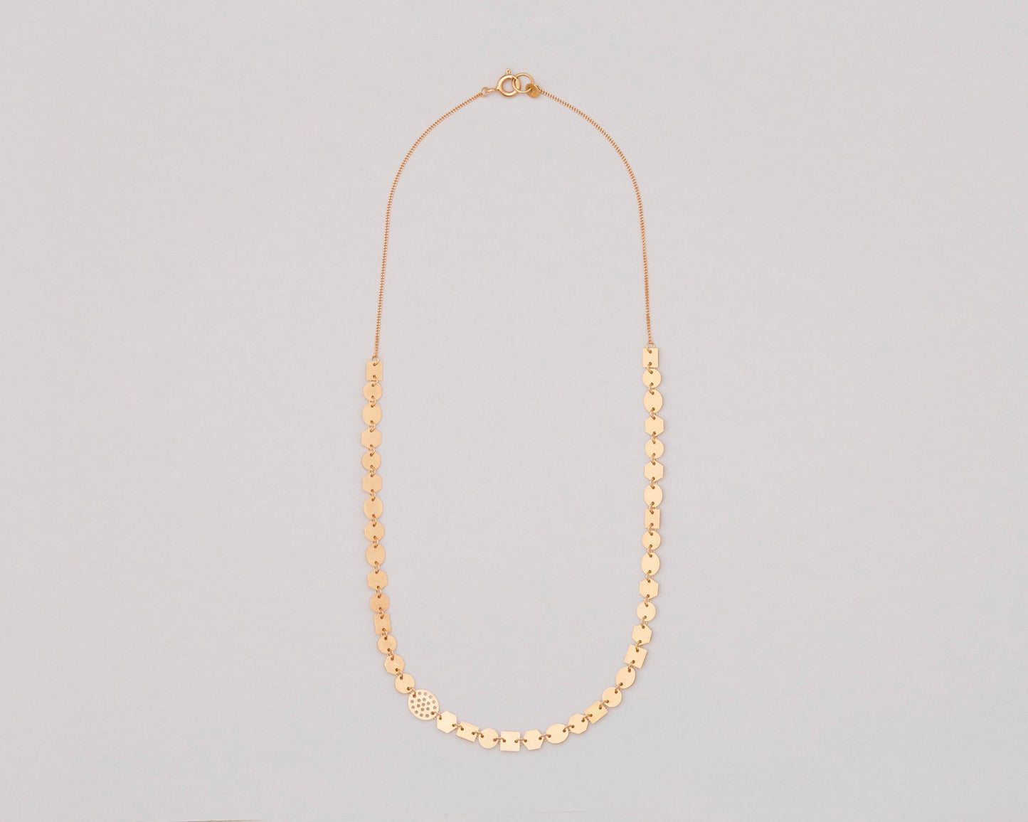 18KT yellow gold necklace - Progressione 40