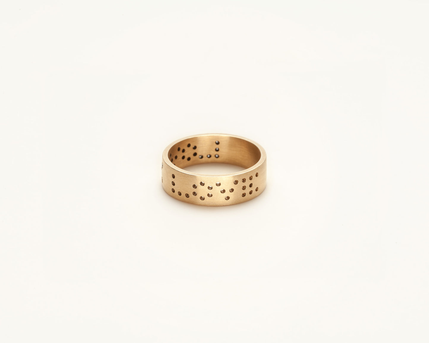18KT Yellow gold band ring - Love