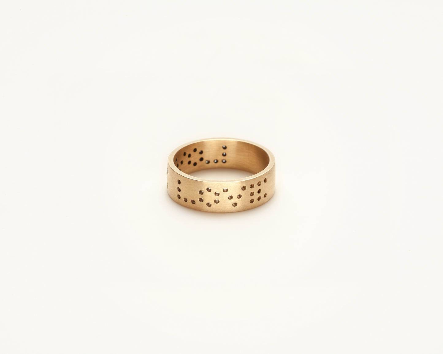 18KT Yellow gold band ring - Love
