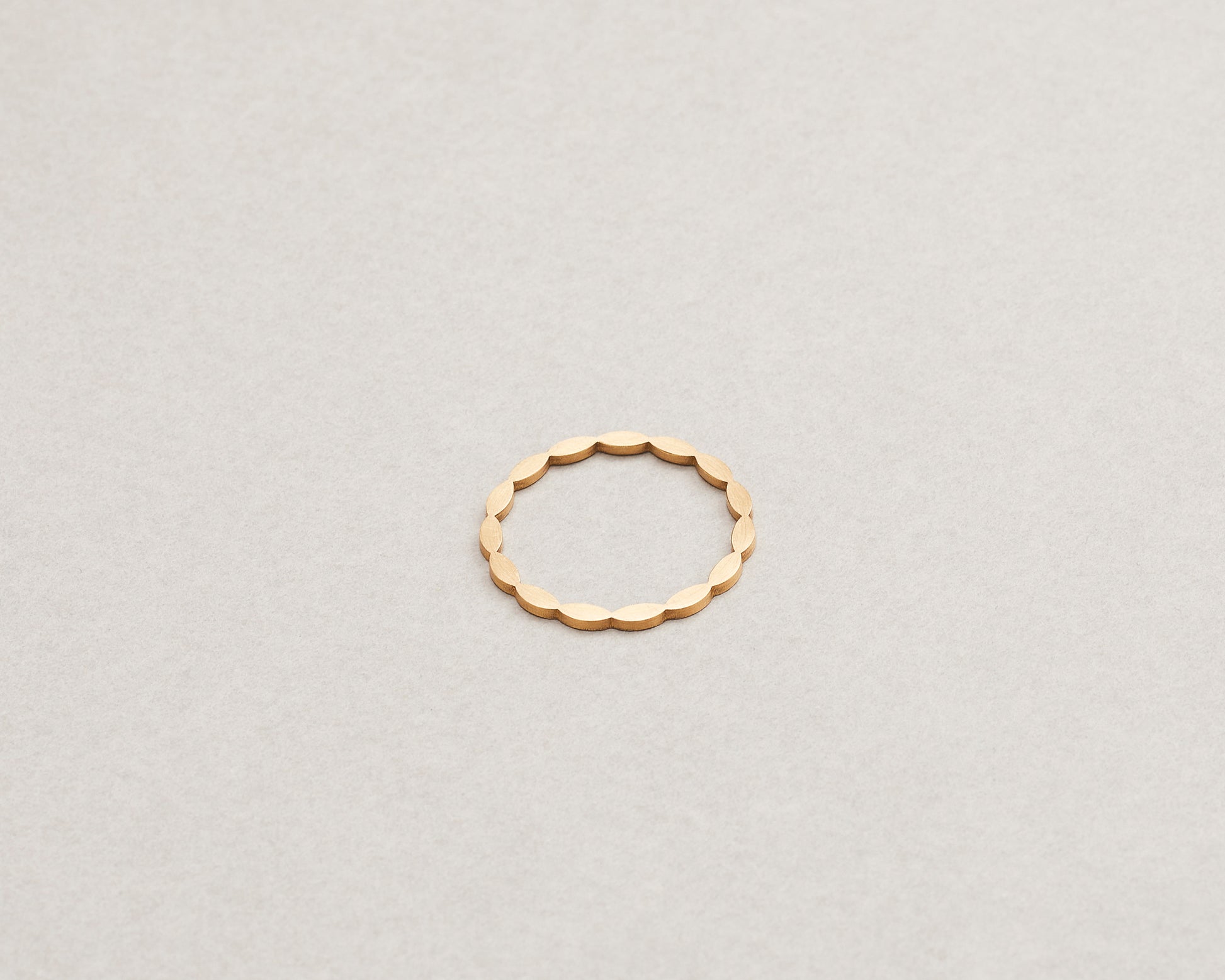 18KT yellow gold ring - Ogiva R2
