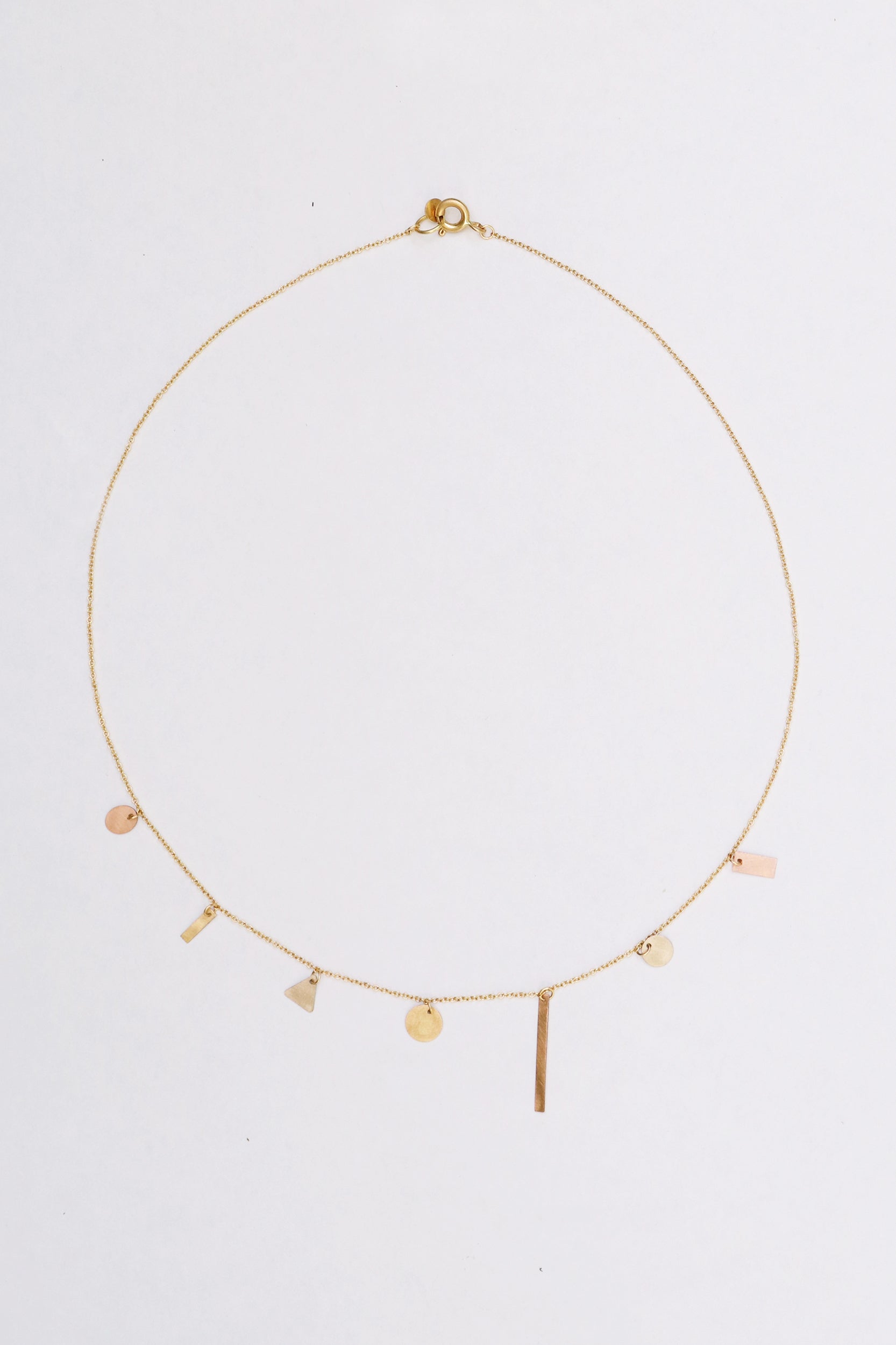 18KT yellow gold necklace - Forme 7