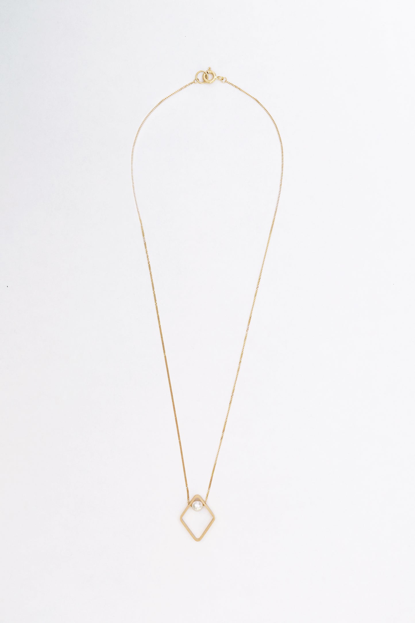 18KT yellow gold necklace with pearl - Scrigno 04N