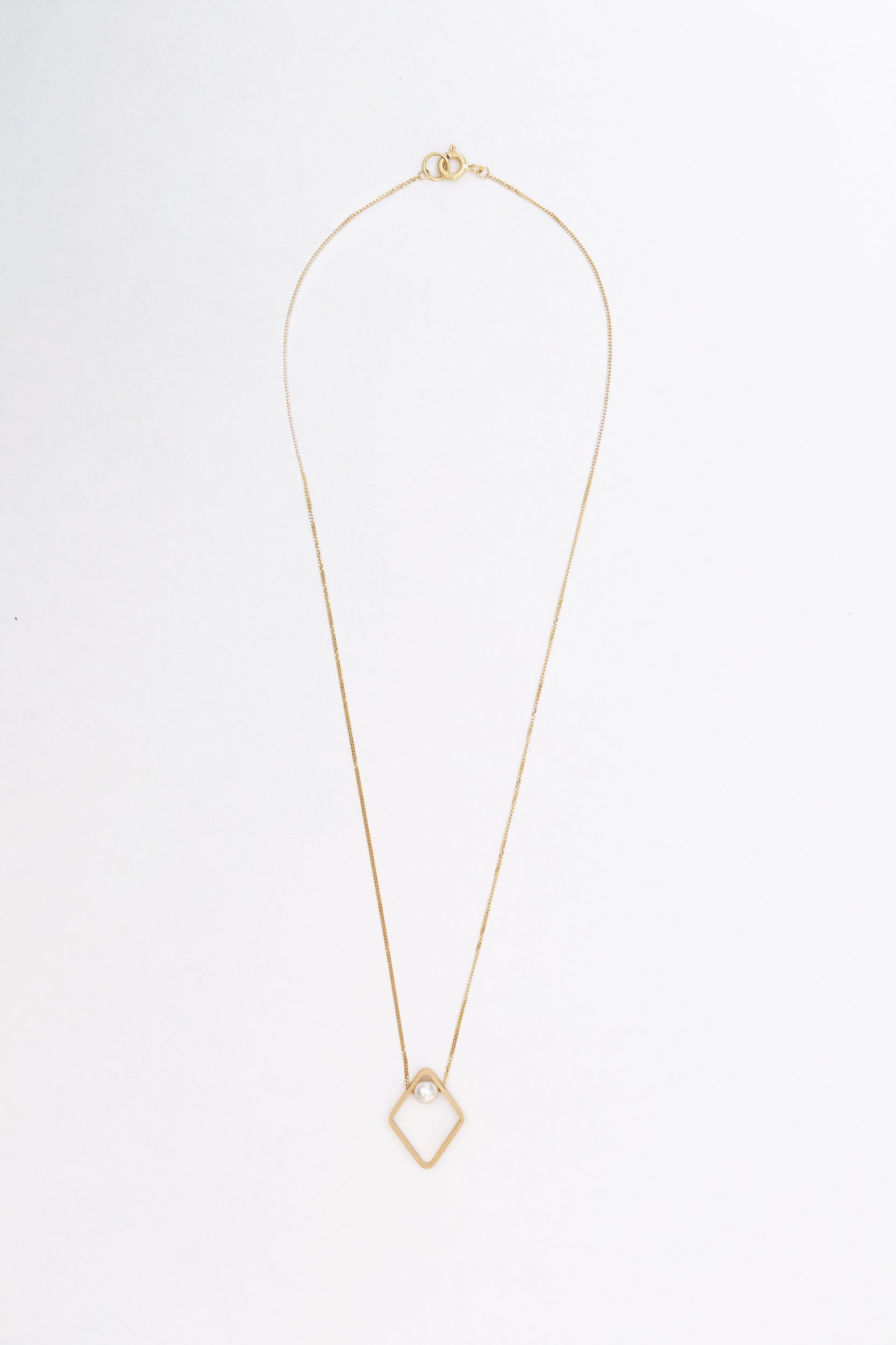 18KT yellow gold necklace with pearl - Scrigno 04N
