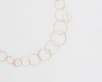 18 KT yellow gold necklace with akoya pearls (diameter 4,6-6-7,2MM) – Continuum