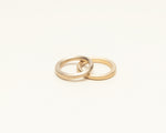 18KT white, yellow gold wedding rings – Morphing