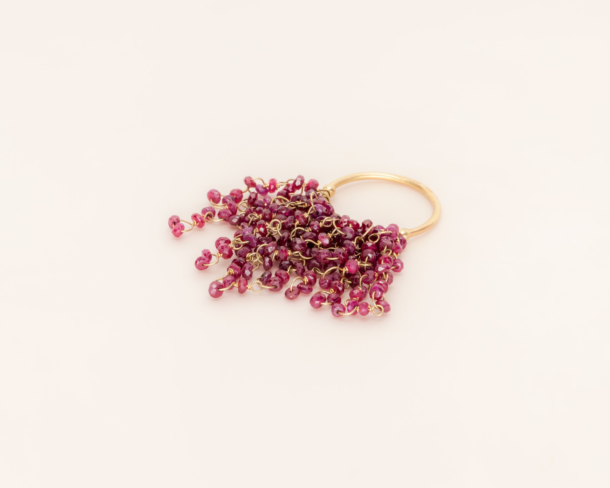 18KT yellow gold ring with rubies – Victoria