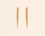 18KT yellow gold earrings with akoya pearls - Ciuffo