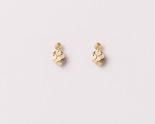 18KT yellow gold earrings - Neutrino 1