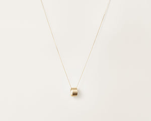 18KT yellow gold band necklace with akoya pearl - Moon N
