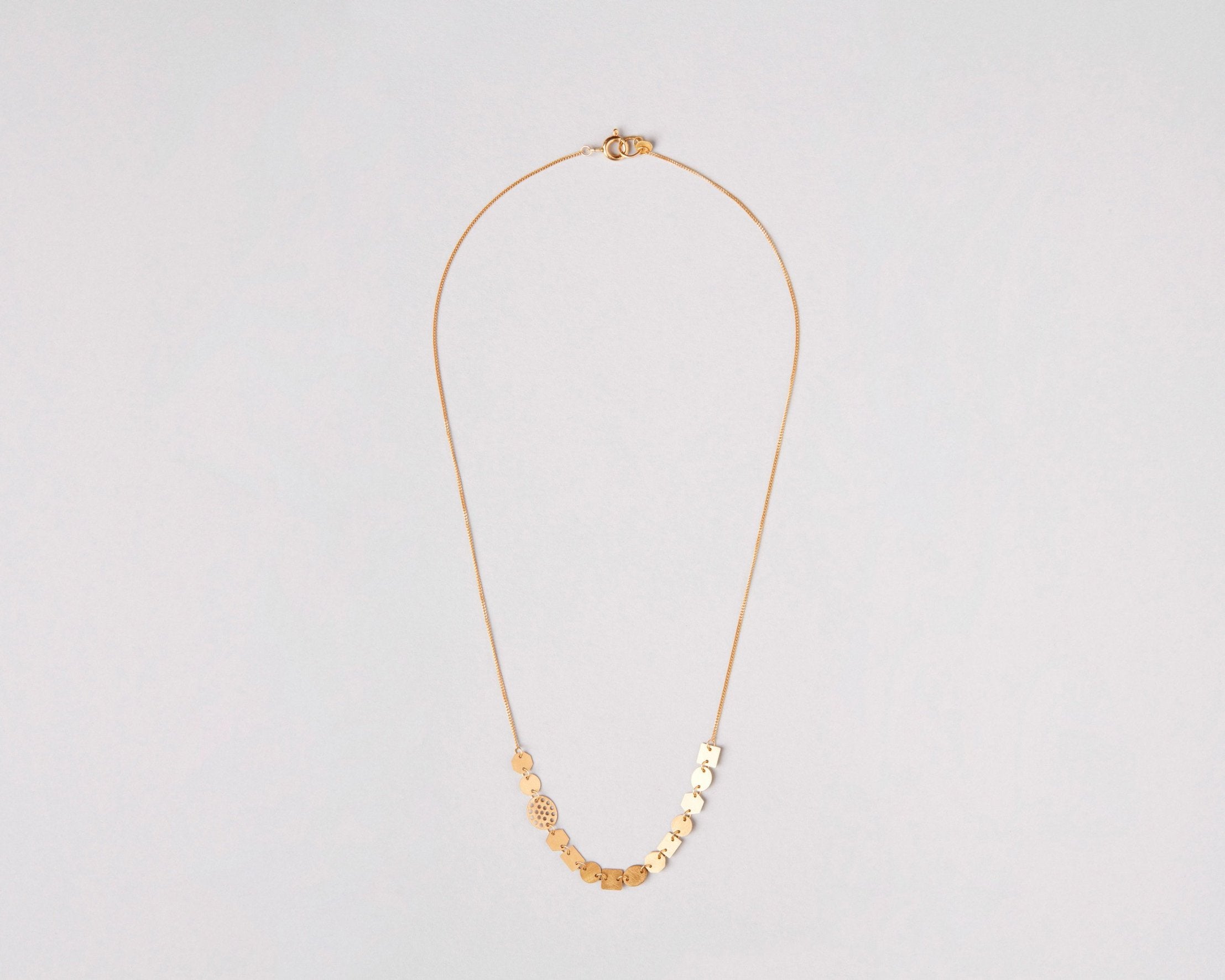 18KT yellow gold necklace - Progressione 14N