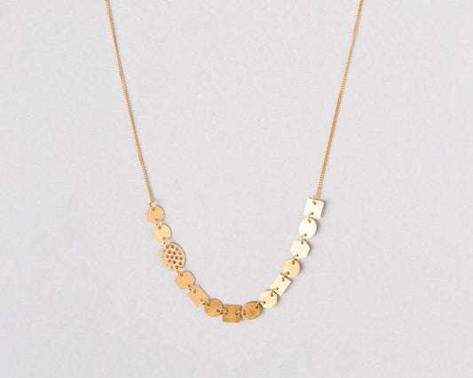 18KT yellow gold necklace - Progressione 14N