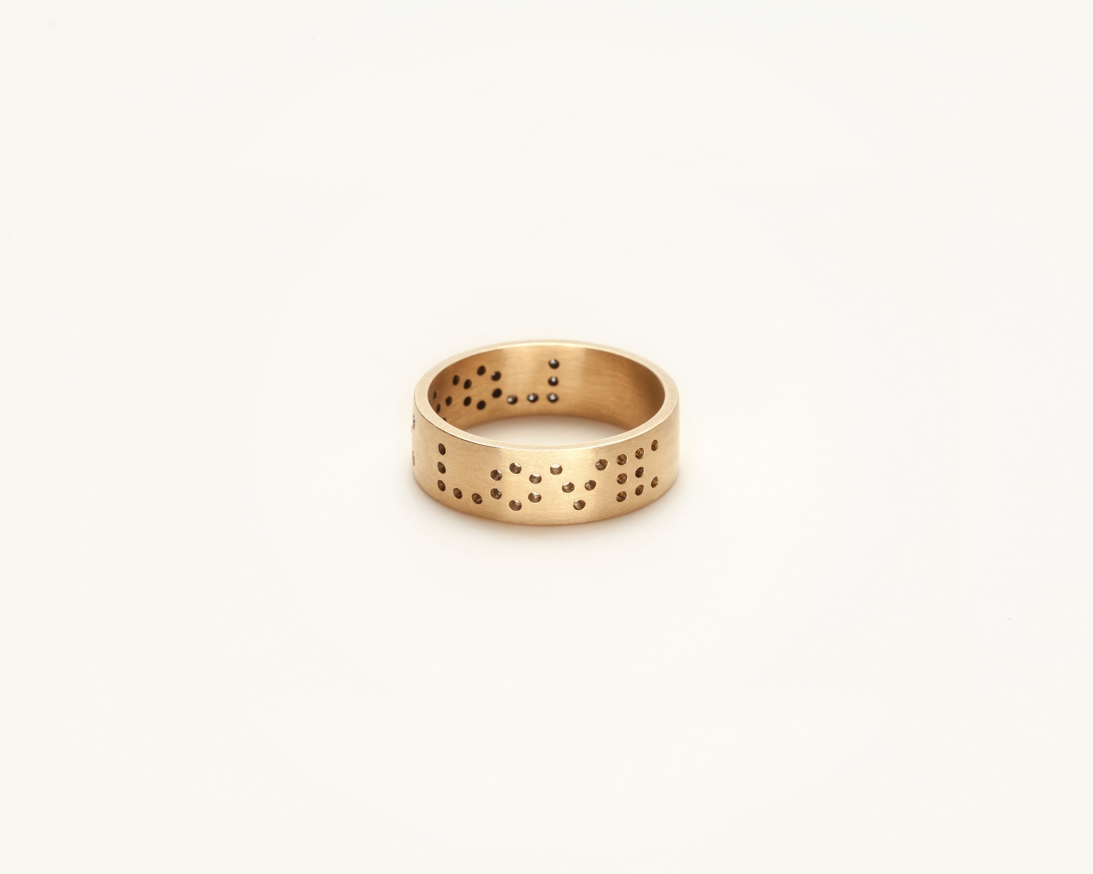18KT Yellow gold band ring - Love